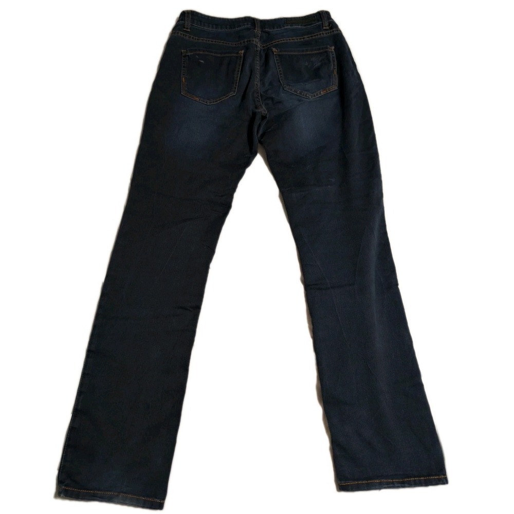 Liverpool Sadie Straight Jeans Womens 10 Dark Wash Stretch Mid Rise Denim - Picture 6 of 7